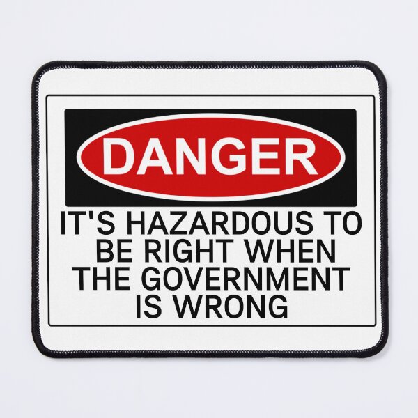 Item preview, Government DANGER Sign designed and sold by WKND-Graphics.