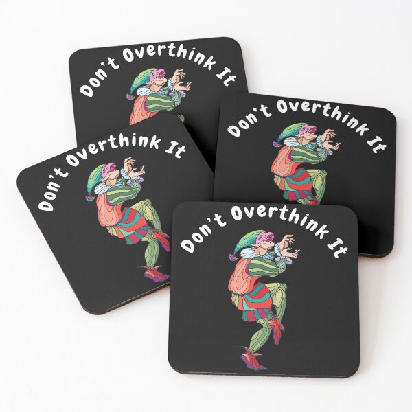 Item preview, Don’t overthink it |  anxious tshirt | self deprecating Tshirt | sarcastic Tshirt | humour tshirt |  humor tshirt | mental tshirt | Gogot-Shirts designed and sold by Henk GoGo T-Shirts ⭐️⭐️⭐️⭐️⭐️.