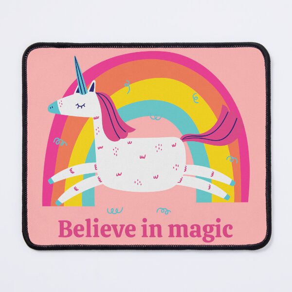 Item preview, Cute Unicorn Lover Tshirt Believe in Magic Rainbow gift for kids designed and sold by PunMan Army.
