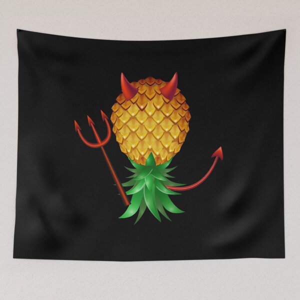 Item preview, Swinger Upside Down Evil Pineapple Devil Horn with Fork designed and sold by LemoBoy.