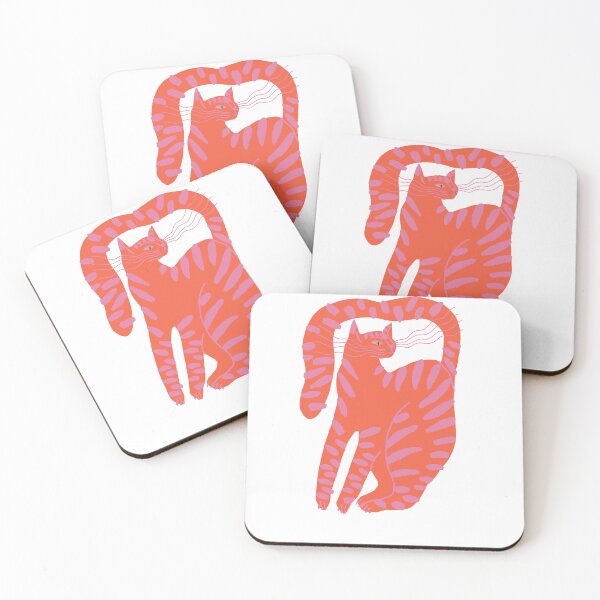 Item preview, Orange & pink tiger designed and sold by apple peel.