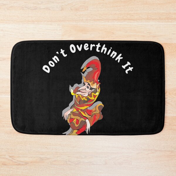 Item preview, Don’t overthink it |  anxious tshirt | self deprecating Tshirt | sarcastic Tshirt | humour tshirt |  humor tshirt | mental tshirt | Gogot-Shirts designed and sold by Henk GoGo T-Shirts ⭐️⭐️⭐️⭐️⭐️.