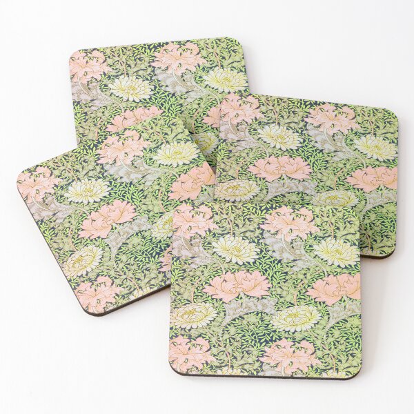 Item preview, Remix William Morris Chrysanthemum pattern Exhibition designed and sold by Tamas Das.