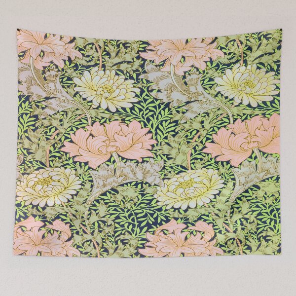 Item preview, Remix William Morris Chrysanthemum pattern Exhibition designed and sold by Tamas Das.