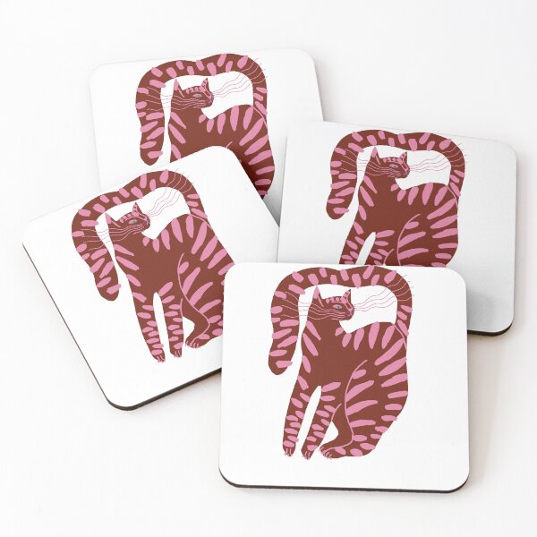 Item preview, Dark pink tiger designed and sold by apple peel.