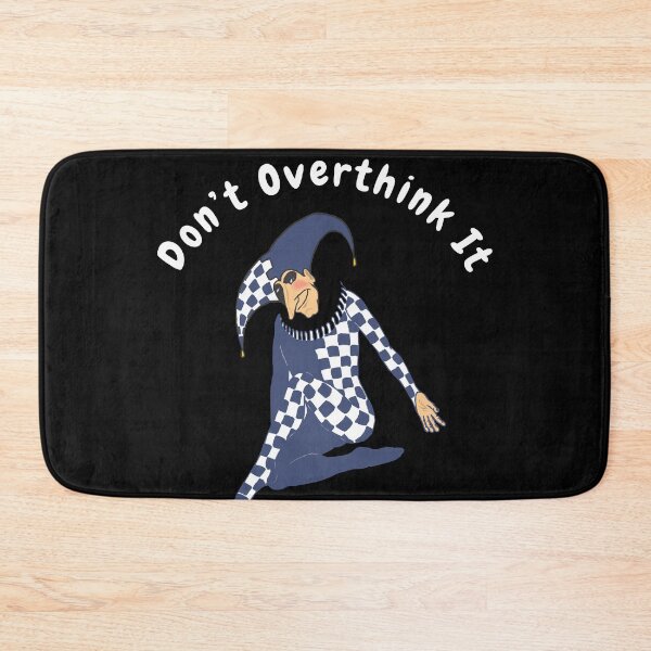 Item preview, Don’t overthink it |  anxious tshirt | self deprecating Tshirt | sarcastic Tshirt | humour tshirt |  humor tshirt | mental tshirt | Gogot-Shirts designed and sold by Henk GoGo T-Shirts ⭐️⭐️⭐️⭐️⭐️.