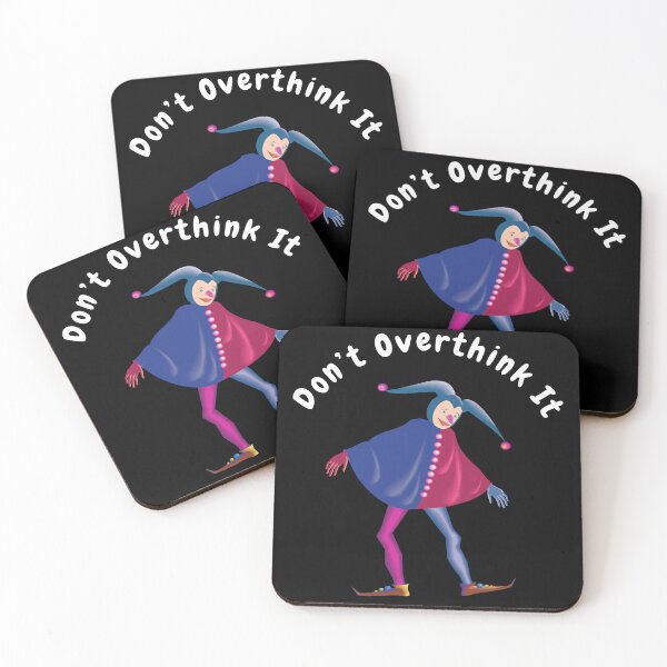 Item preview, Don’t overthink it |  anxious tshirt | self deprecating Tshirt | sarcastic Tshirt | humour tshirt |  humor tshirt | mental tshirt | Gogot-Shirts designed and sold by Henk GoGo T-Shirts ⭐️⭐️⭐️⭐️⭐️.