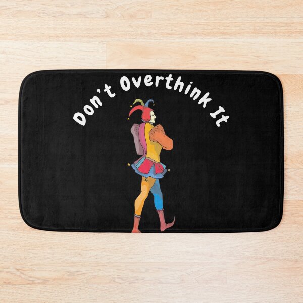 Item preview, Don’t overthink it |  anxious tshirt | self deprecating Tshirt | sarcastic Tshirt | humour tshirt |  humor tshirt | mental tshirt | Gogot-Shirts designed and sold by Henk GoGo T-Shirts ⭐️⭐️⭐️⭐️⭐️.
