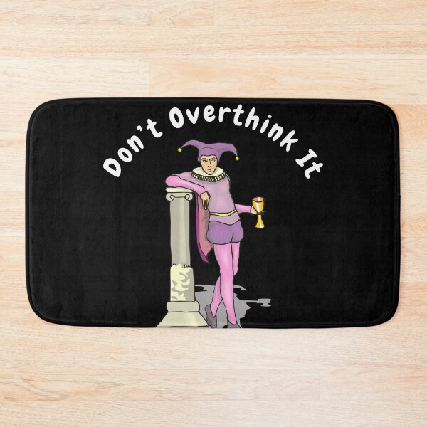 Item preview, Don’t overthink it |  anxious tshirt | self deprecating Tshirt | sarcastic Tshirt | humour tshirt |  humor tshirt | mental tshirt | Gogot-Shirts designed and sold by Henk GoGo T-Shirts ⭐️⭐️⭐️⭐️⭐️.