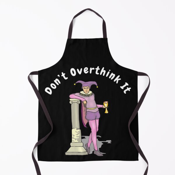 Item preview, Don’t overthink it | anxious tshirt | self deprecating Tshirt | sarcastic Tshirt | humour tshirt | humor tshirt | mental tshirt | Gogot-Shirts designed and sold by Henk GoGo T-Shirts ⭐️⭐️⭐️⭐️⭐️.