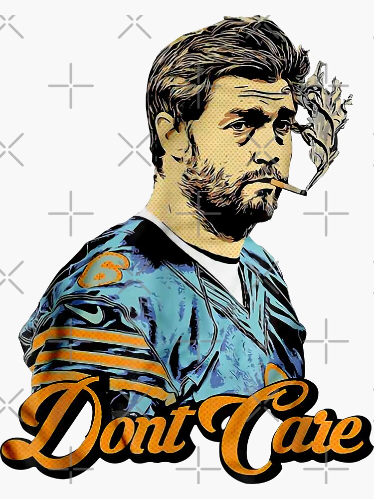 Jay Cutler - Humor Merch Dont Care Original Jay Logo - Sticker