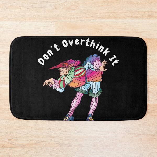 Item preview, Don’t overthink it |  anxious tshirt | self deprecating Tshirt | sarcastic Tshirt | humour tshirt |  humor tshirt | mental tshirt | Gogot-Shirts designed and sold by Henk GoGo T-Shirts ⭐️⭐️⭐️⭐️⭐️.