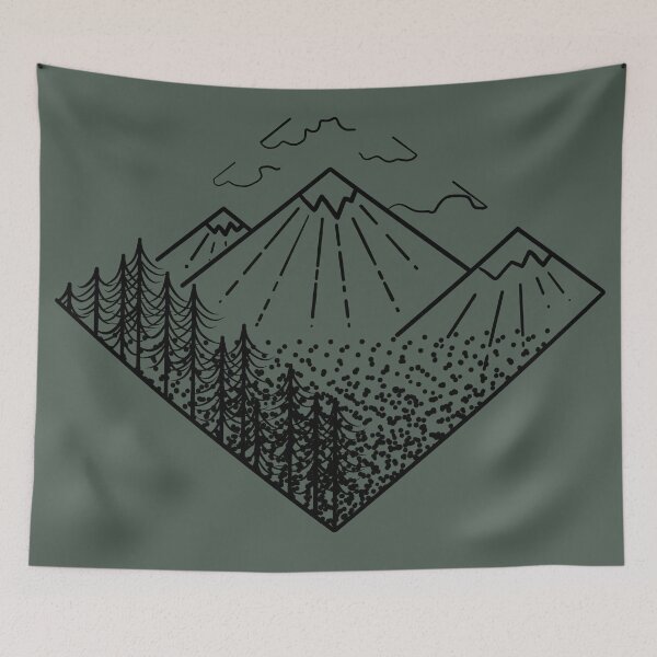 Item preview, Mountain Peaks designed and sold by Keitow.