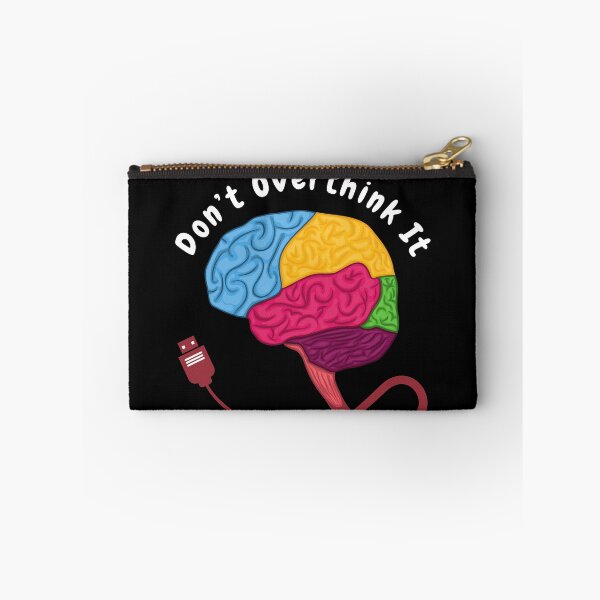 Item preview, Don’t overthink it |  anxious tshirt | self deprecating Tshirt | sarcastic Tshirt | humour tshirt |  humor tshirt | mental tshirt | Gogot-Shirts designed and sold by Henk GoGo T-Shirts ⭐️⭐️⭐️⭐️⭐️.