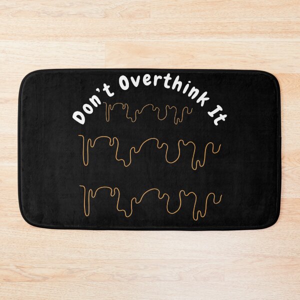 Item preview, Don’t overthink it |  anxious tshirt | self deprecating Tshirt | sarcastic Tshirt | humour tshirt |  humor tshirt | mental tshirt | Gogot-Shirts designed and sold by Henk GoGo T-Shirts ⭐️⭐️⭐️⭐️⭐️.