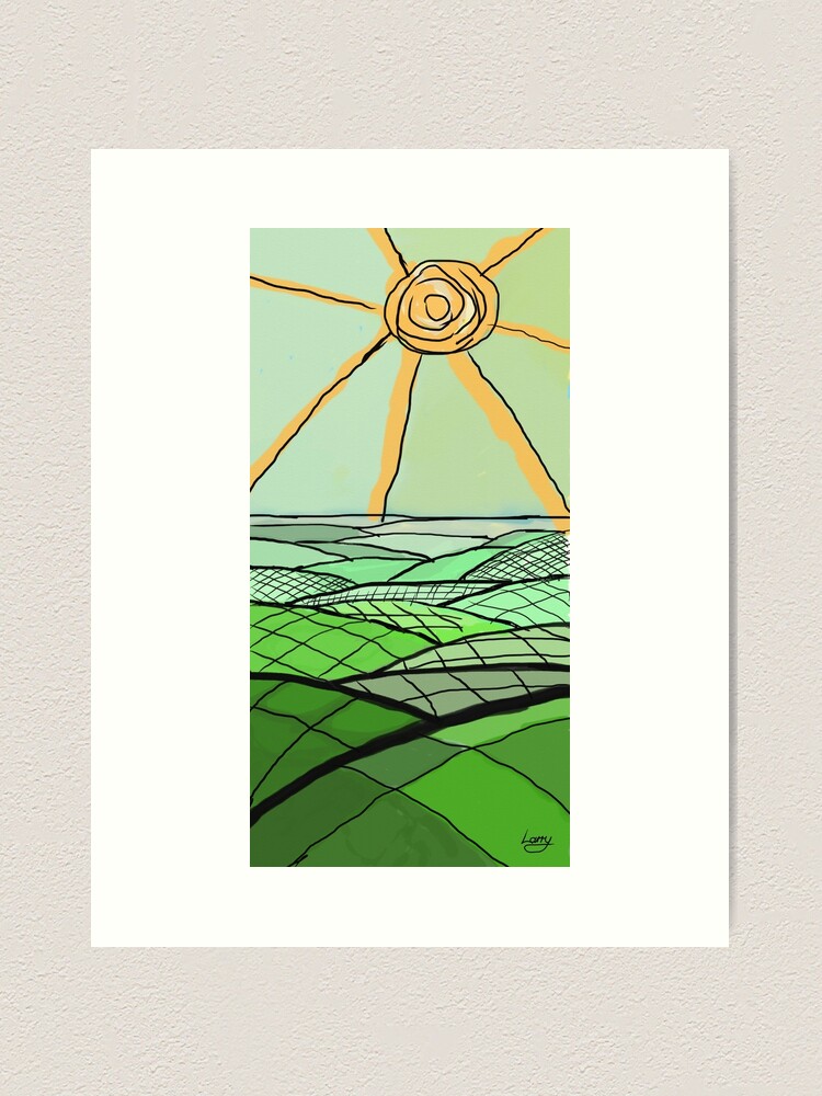 Thumbnail 1 of 3, Art Print, Farm designed and sold by LazzaG59.