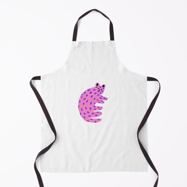 Item preview, Pink Polka dot cat designed and sold by apple peel.