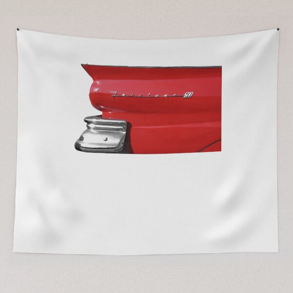 Item preview, 1957 Ford Fairlane 500 Tail Fin Alto Contraste 6 - Men's Best Vintage Tee Kids Youth Handmade designed and sold by Lindsayunique.