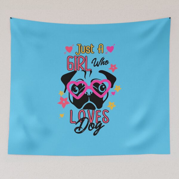 Item preview, Just A Girl Who Loves Dog designed and sold by RED FIR.