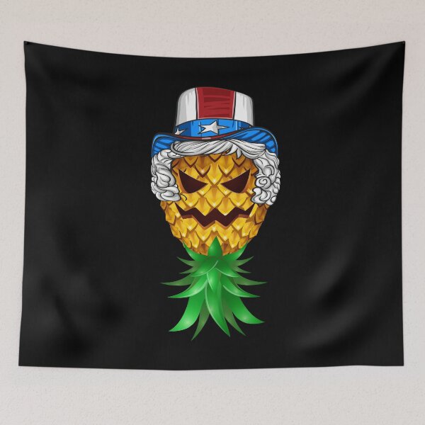 Item preview, Scary Uncle Sam Hat Upside Down Pineapple 4th of July designed and sold by LemoBoy.