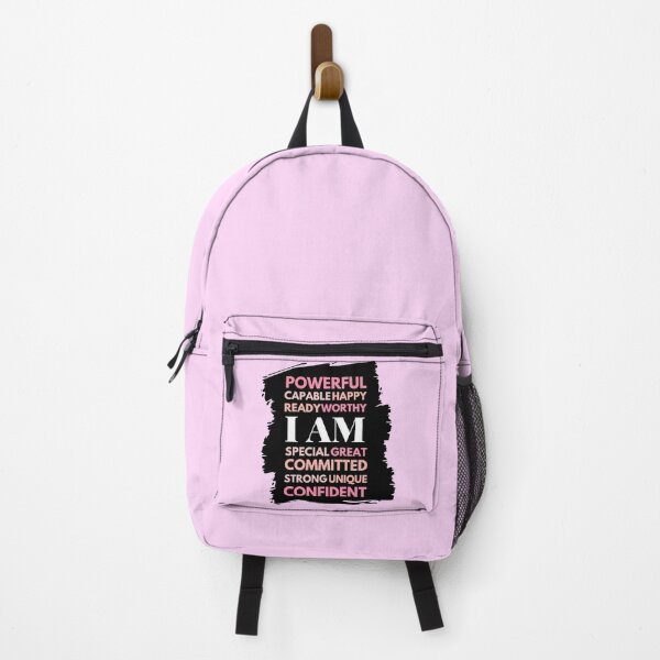 Item preview, I Am Affirmation Quotes With Black Paint Background designed and sold by wildpiksel.