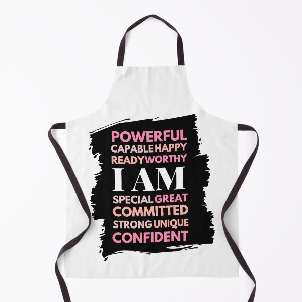 Item preview, I Am Affirmation Quotes With Black Paint Background designed and sold by wildpiksel.