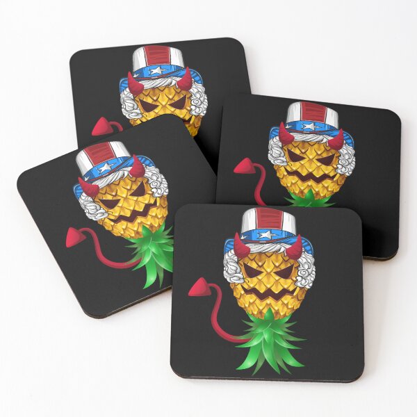 Item preview, Devil Uncle Sam Hat Upside Down Pineapple 4th of July designed and sold by LemoBoy.
