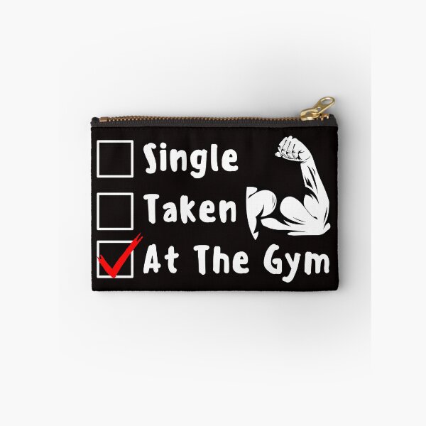 Item preview, Funny Single Taken Gym Checklist designed and sold by 503designs.