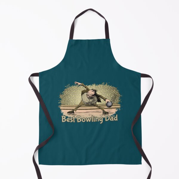 Item preview, Best Bowling Dad with image of a cartoon bowler.   designed and sold by RosieTees.