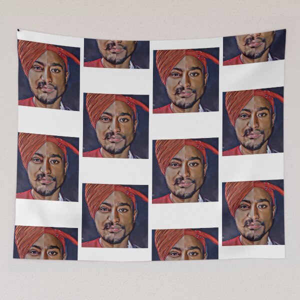 Item preview, Sidhu Moose Wala face designed and sold by KirstixCo.