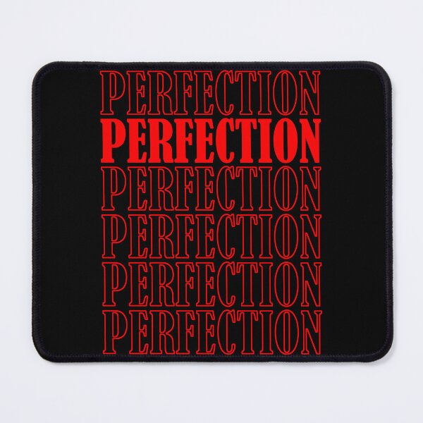 Item preview, Perfection, Positive, Inspirational, Motivational, Minimalist, Typography, Repeated Text, Aesthetic  designed and sold by DULCE76.