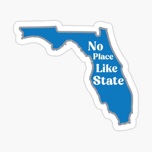 No Place Like State Daytona State College Sticker By Djjacobi Redbubble 6983