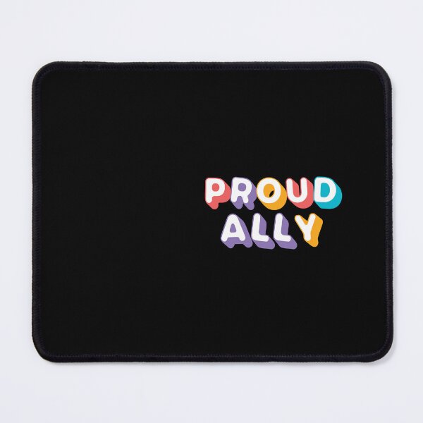 Item preview, Proud Ally | Colorful Statement Tee for Pride Month LGBTQ design designed and sold by Merchking1.