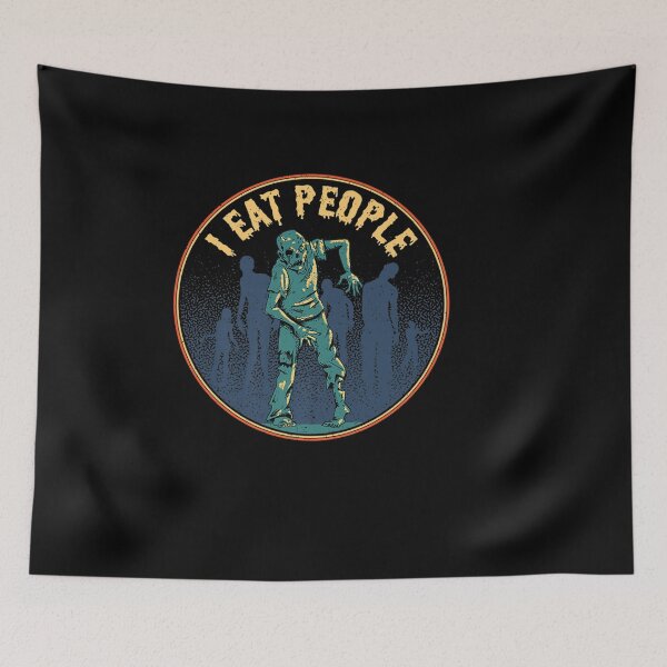 Item preview, I EAT PEOPLE ZOMBIE ON TOUR designed and sold by sobriowslen.