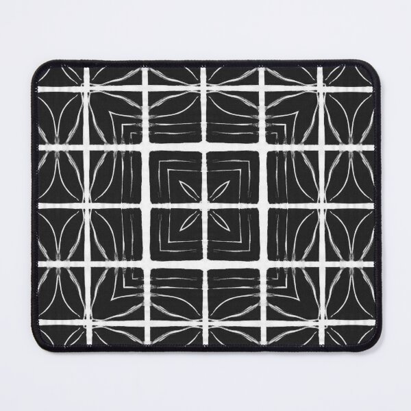 Item preview, Black and White Geometric Abstract 1 designed and sold by KeksWorkroom.
