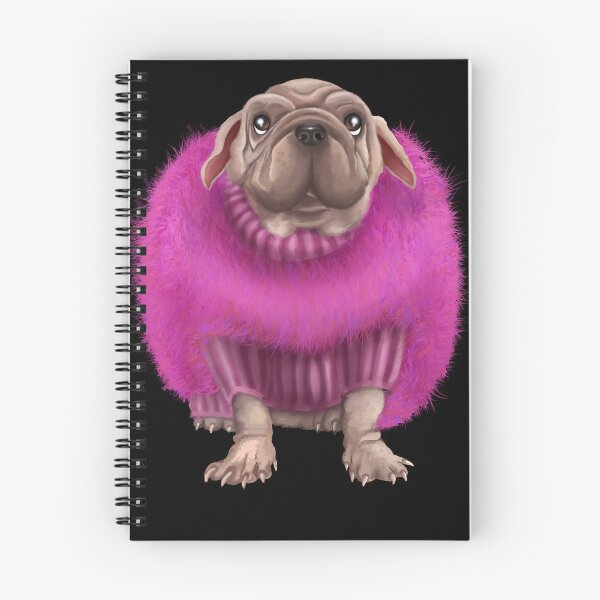 Item preview, baby dog in pink sweater designed and sold by Grim reaper.