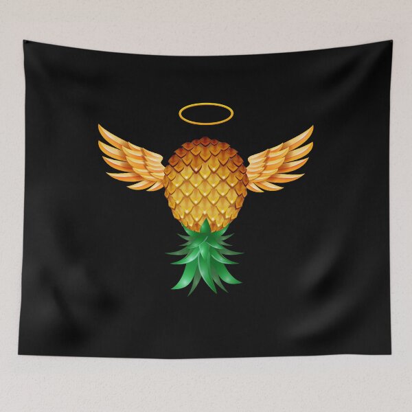 Item preview, Glory Golden Angel Wings Swinger Upside Down Pineapple designed and sold by LemoBoy.