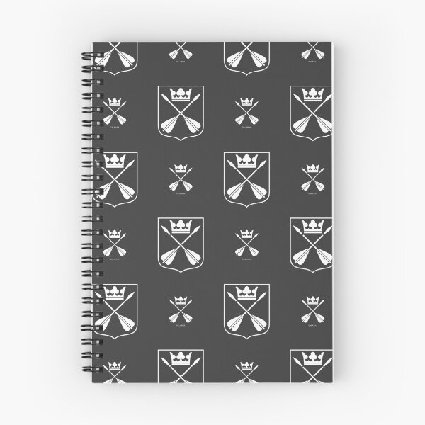 Item preview, Dalarna Crossed Arrows Crown, Black and White Pattern (Sweden/ Svenska landskap) designed and sold by Landskapsbutiken .com.