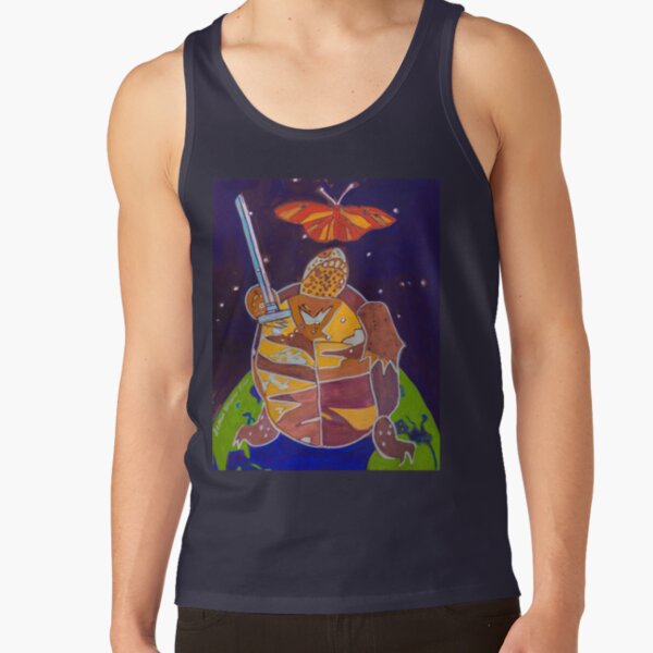 World Turtle King of Swords Tank Top