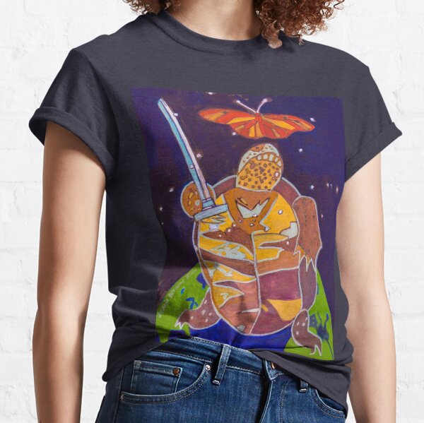 World Turtle King of Swords Classic T-Shirt