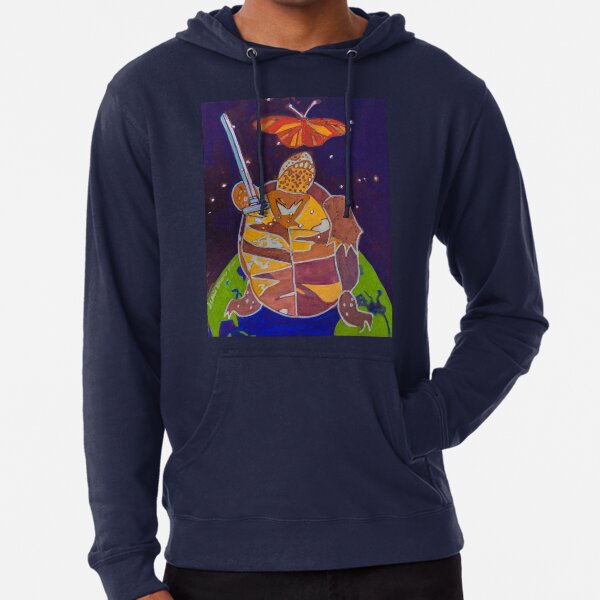 World Turtle King of Swords Lightweight Hoodie