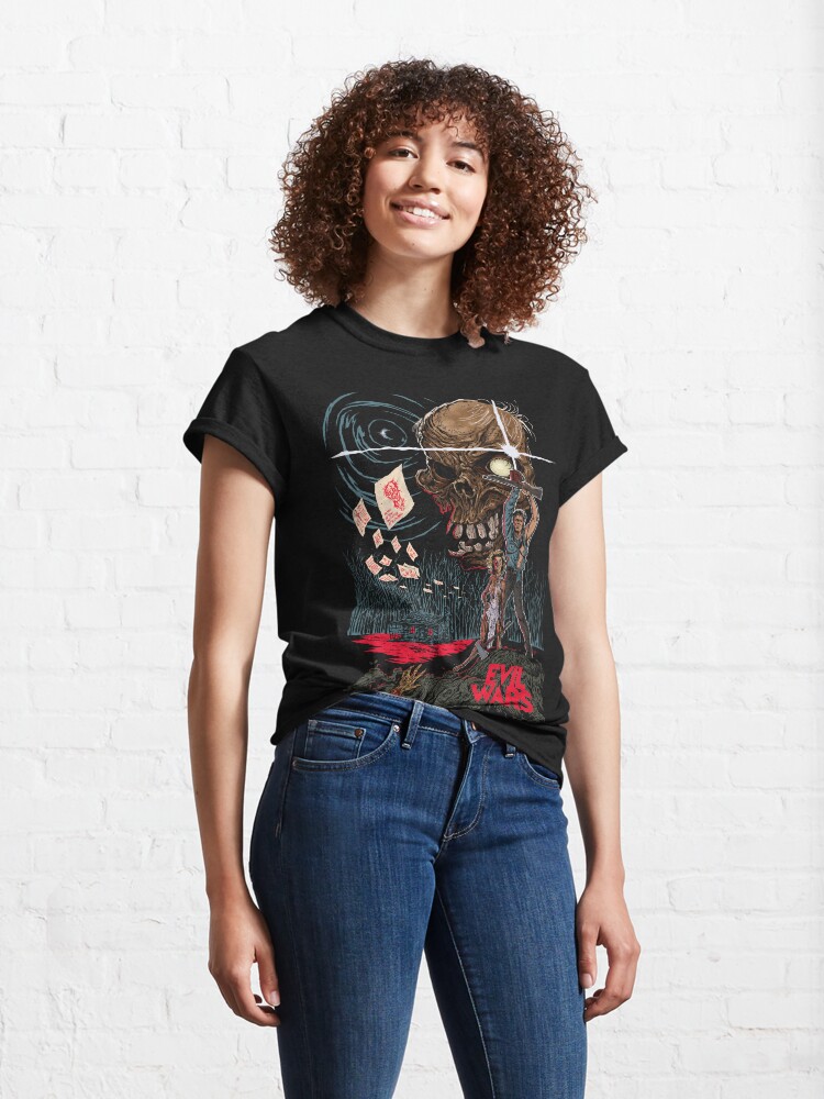 Thumbnail 4 of 7, Classic T-Shirt, Evil Wars designed and sold by Grégory Lê.