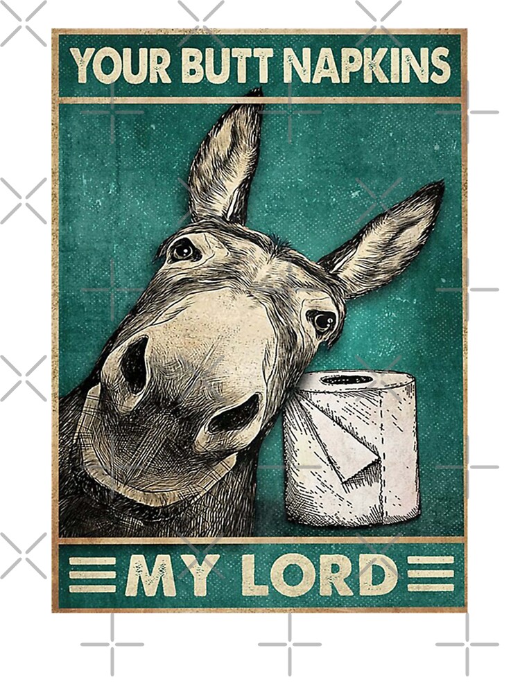 Camiseta para niños «Tu Trasero Servilletas Mi Señor Burro» de awibu |  Redbubble