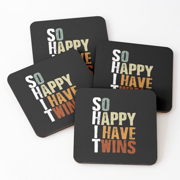Item preview, FUNNY PARENT MOM DAD SAYING SO HAPPY I HAVE TWINS TWINS designed and sold by sobriowslen.