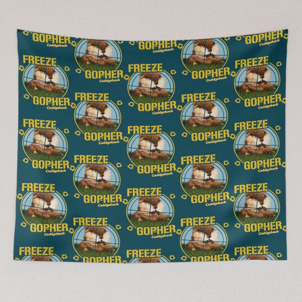 Artikelvorschau, Caddyshack Film Freeze Gopher Tri-Blend entworfen und verkauft von RosieTees.