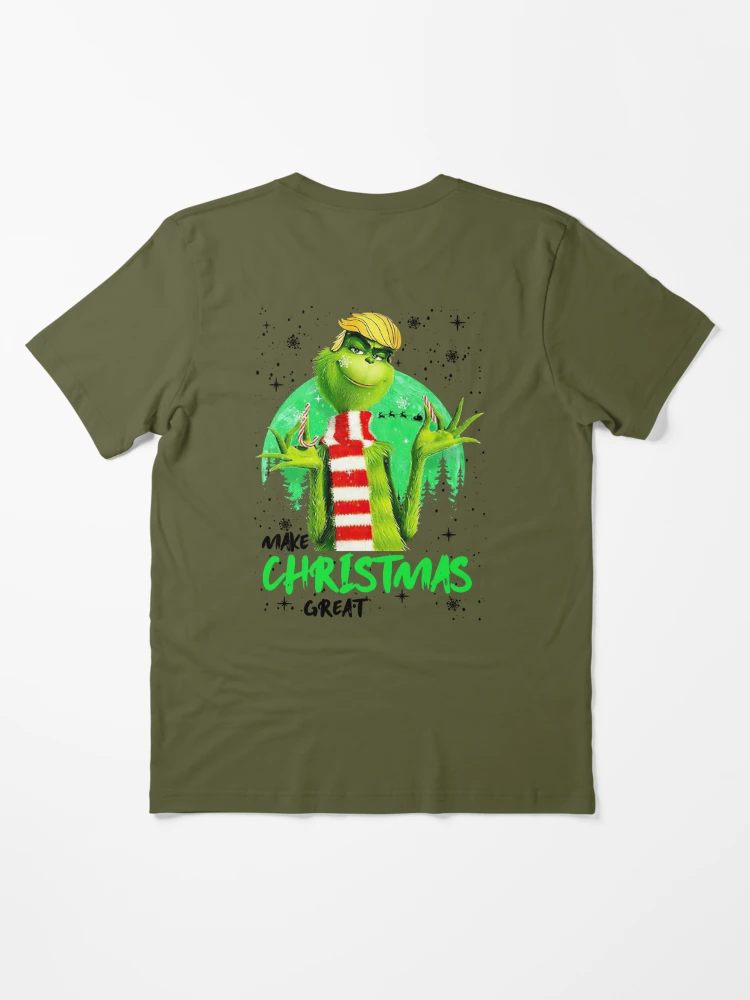 Make Christmas Great Again Donald Trump Back 2024 Xmas Grinch Shirt - The  best gifts are made with Love