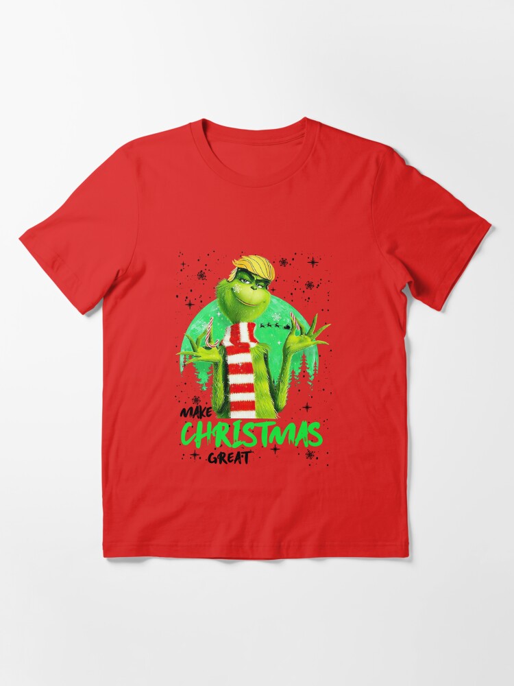 Make Christmas Great Again Donald Trump Back 2024 Xmas Grinch Shirt - The  best gifts are made with Love