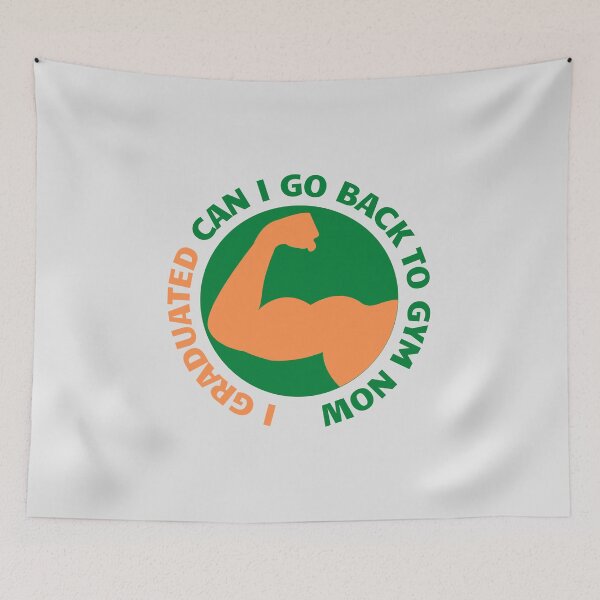Item preview, I Graduated Can I Go Back To Gym Now designed and sold by RedTomasB.