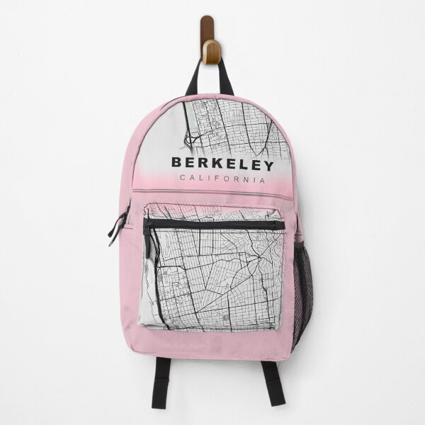 Item preview, Pastel Pink Minimalist Berkeley Map designed and sold by Tamas Das.