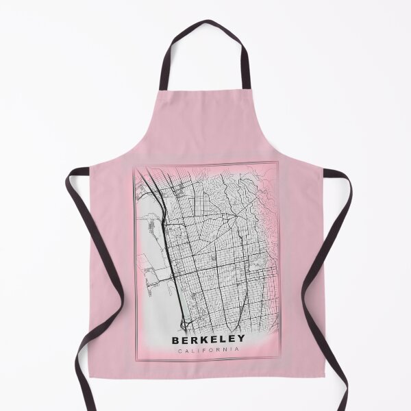 Item preview, Pastel Pink Minimalist Berkeley Map designed and sold by Tamas Das.